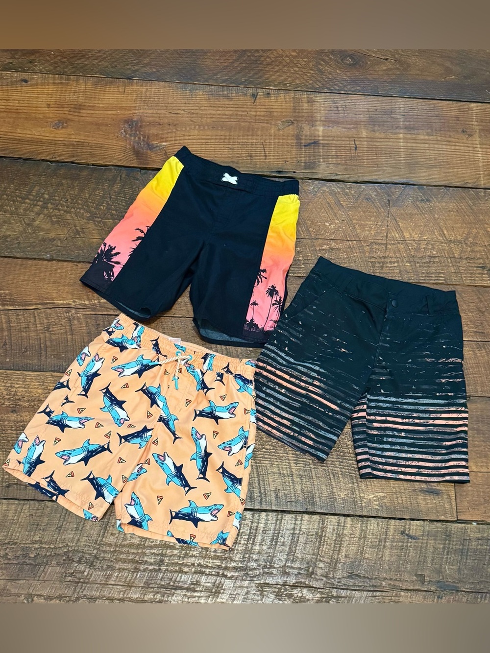 Trio of Boys Swim Size 10